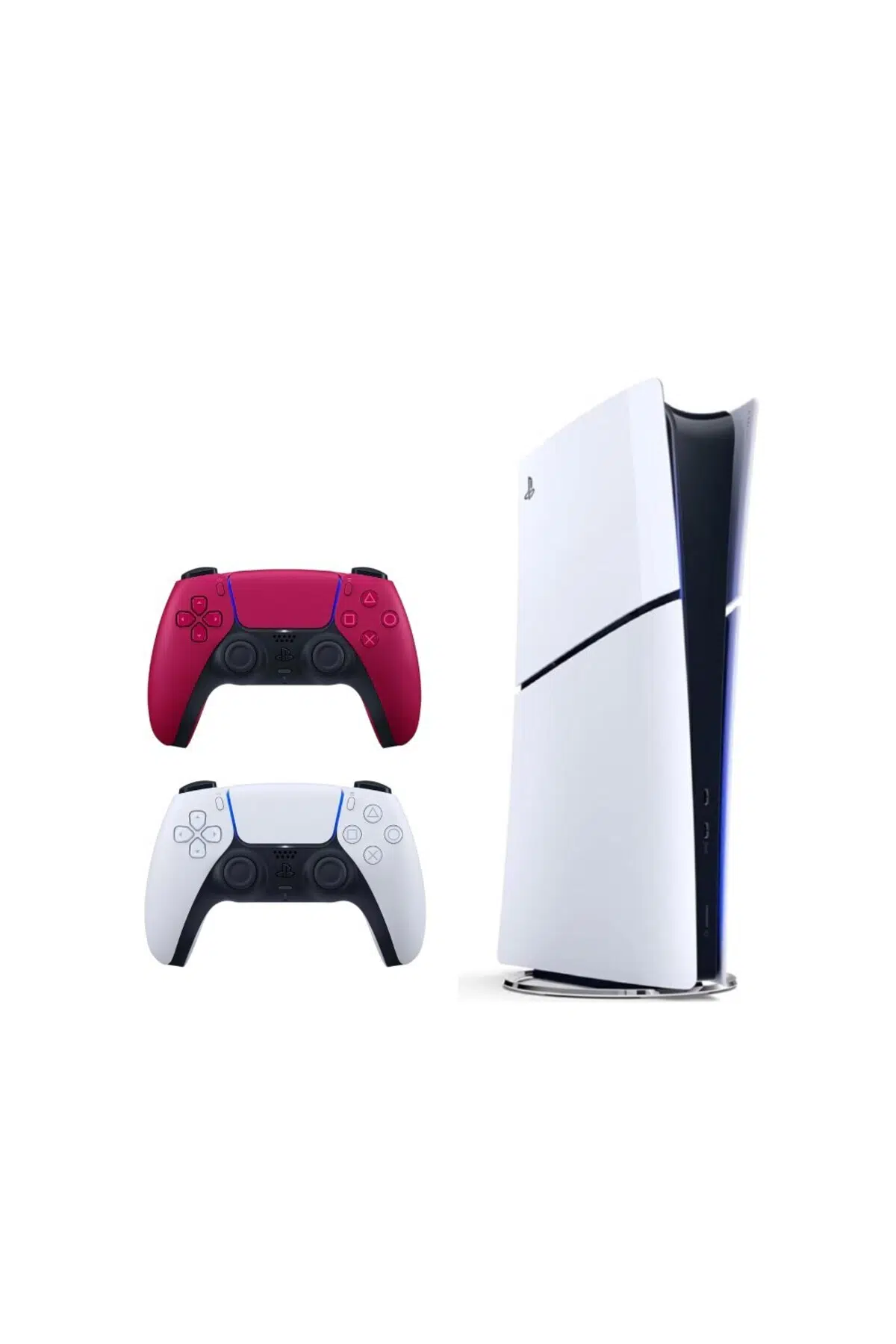 Playstation 5 Slim Digital 825 GB + 2. Kırmızı Dualsense İthalatçı Garantili