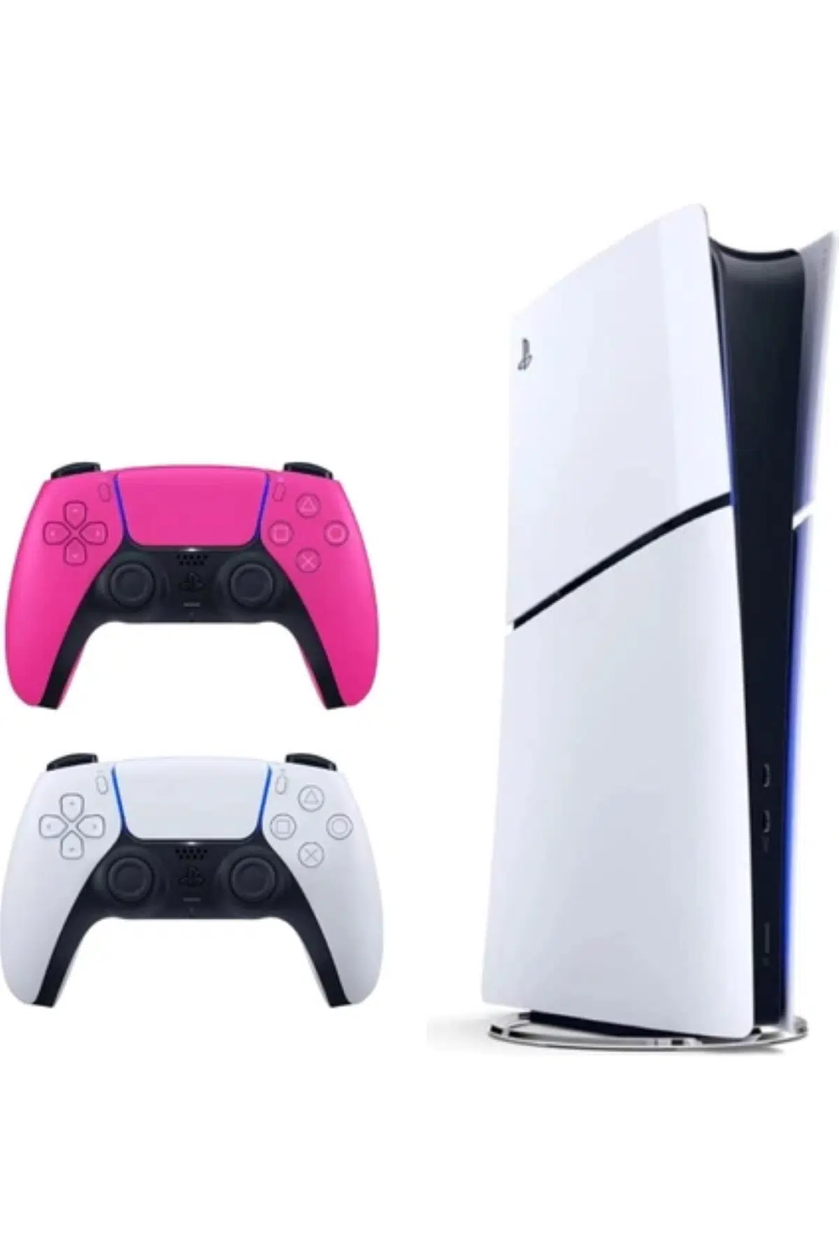 Playstation 5 Slim Digital 825 GB + 2. Pembe Dualsense İthalatçı Garantili