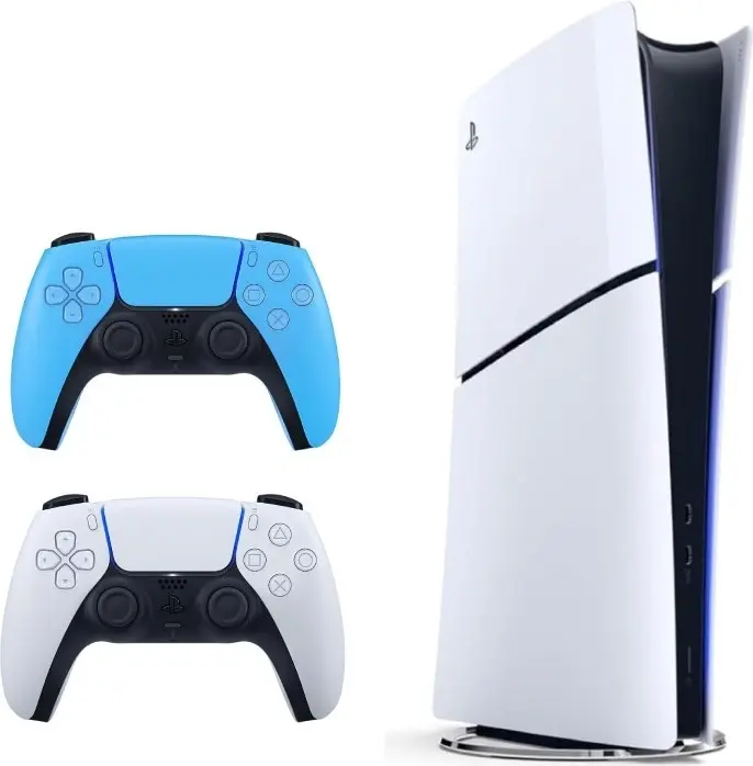 Playstation 5 Slim Digital 825 GB Mavi Dualsense 2 Kollu İthalatçı Garantili 