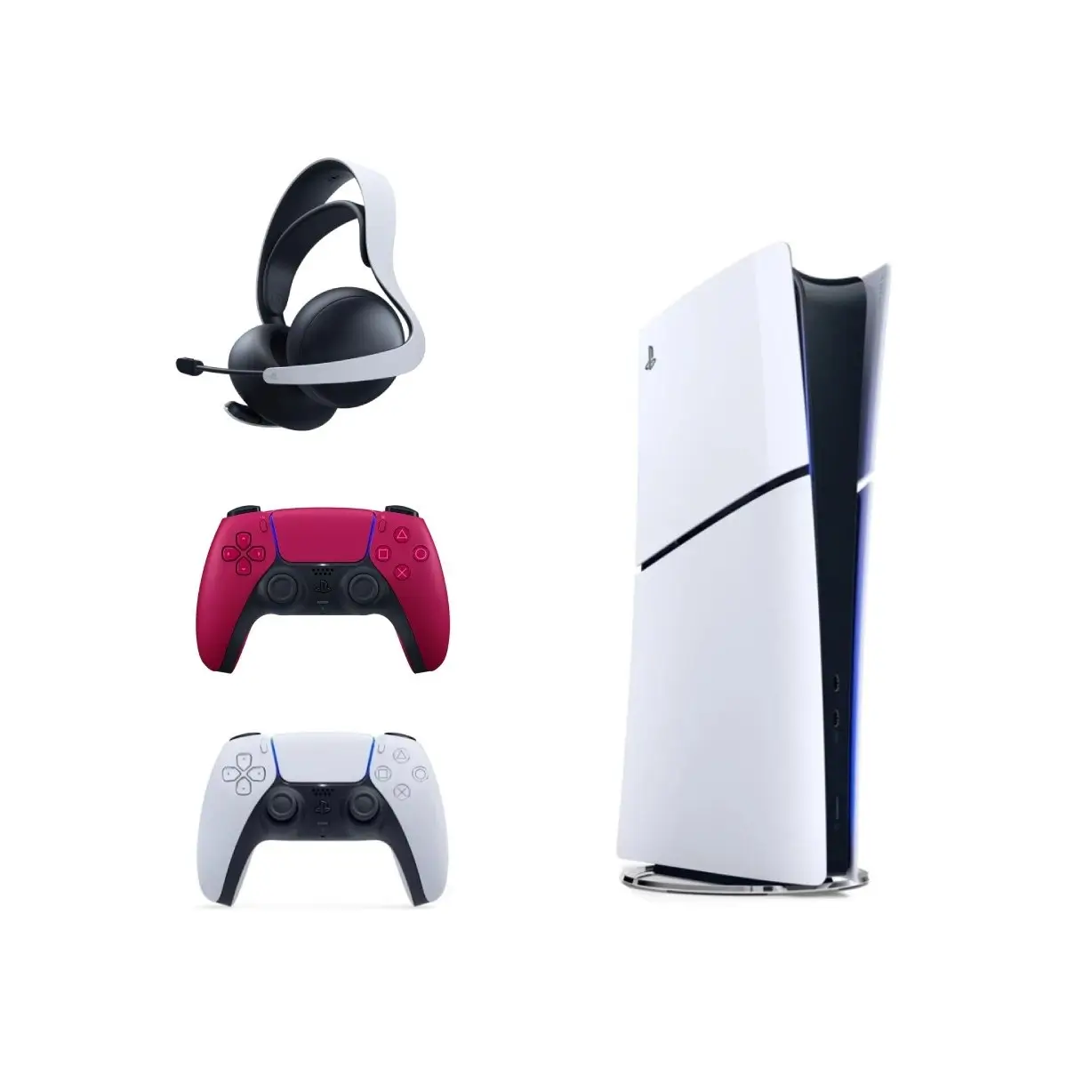 Playstation 5 Slim Ithalatçı Garantili + 2. Kırmızı Dualsense + Pulse 3D Kablosuz Kulaklık Playstation 5 Slim Ithalatçı Garantili + 2. Kırmızı Dualsense + Pulse 3D Kablosuz Kulaklık