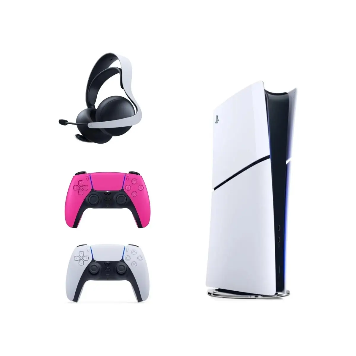 Playstation 5 Slim Ithalatçı Garantili + 2. Pembe Dualsense + Pulse 3D Kablosuz Kulaklık Playstation 5 Slim Ithalatçı Garantili + 2. Pembe Dualsense + Pulse 3D Kablosuz Kulaklık